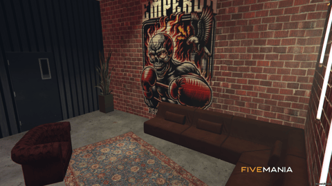FIVEM Inferno Boxing Club | Multi-Level Boxing Club MLO | Interior & Exterior | Training Facilities | Bar & Lounge | Spectator Seating | Add-On | Optimized | Fivem Ready | High Quality — image 7