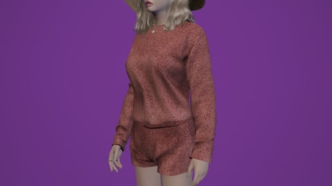 Yuna | Female Ped | Multiple Outfits | Optimized & Fivem Ready [Add-On] — image 4