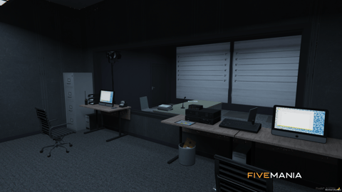 FIVEM Mission Row Police Department V2 | Enhanced Police Station MLO | Interior & Exterior | Modern Design | Detailed Offices | Garage | Add-On | Optimized | Fivem Ready | High Quality — image 46
