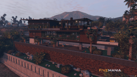 FIVEM Tuning Bar Mechanic V2 | Modern Mechanic Shop & Bar MLO | Interior & Exterior | Rooftop Lounge | Custom Office | Add-On | Optimized | Fivem Ready | High Quality — image 3