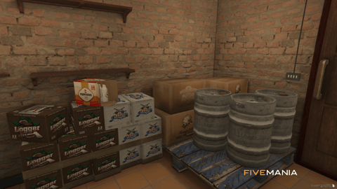 FIVEM Paleto Stags | Rustic Store & Bar MLO | Interior & Exterior | Wine Cellar | Bar Area | Storefront | Add-On | Optimized | Fivem Ready | High Quality — image 23