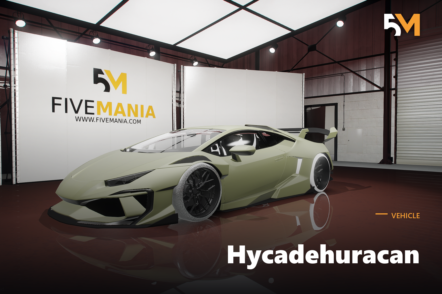 FIVEM Hycadehuracan | Realistic Sports Car [Unbadged] Add-On | Optimized | Fivem Ready | High Quality