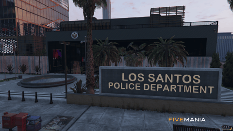 FIVEM Mission Row Police Department V3 | Comprehensive Police Station MLO | Interior & Exterior | Helipad | Multiple Offices | Add-On | Optimized | Fivem Ready | High Quality — image 17