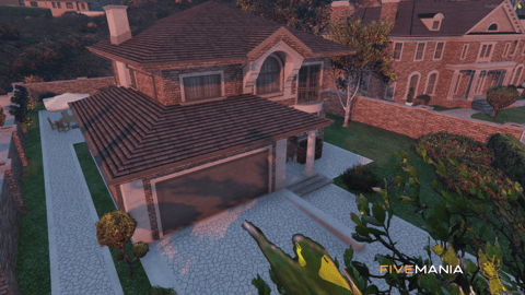 FIVEM Luxury Mirrorpark | Upscale Residential Area MLO | Multiple Mansions | Custom Landscaping | Pools & Garages | Interior & Exterior | Add-On | Optimized | Fivem Ready | High Quality — image 4