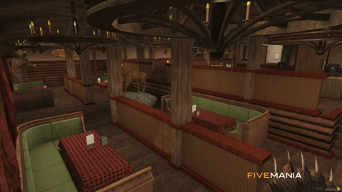 FIVEM Paleto Stags | Rustic Store & Bar MLO | Interior & Exterior | Wine Cellar | Bar Area | Storefront | Add-On | Optimized | Fivem Ready | High Quality — image 14