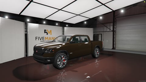 FIVEM Bisxl1 | Realistic Pickup Truck [Unbadged] Add-On | Interior & Exterior | Working Lights | Custom Wheels | Add-On | Optimized | Fivem Ready | High Quality, image 3