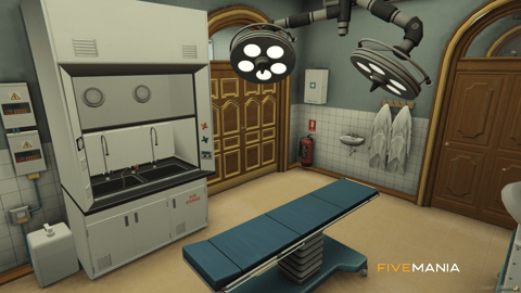 FIVEM Sandy Hospital | Fully Equipped Hospital MLO | Interior & Exterior | Pharmacy | Waiting Room | Add-On | Optimized | Fivem Ready | High Quality — image 28