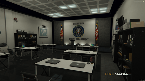 FIVEM Mission Row Pd | Detailed Police Station MLO | Interior & Exterior | Custom Props | Lore Friendly | Add-On | Optimized | Fivem Ready | High Quality — image 9