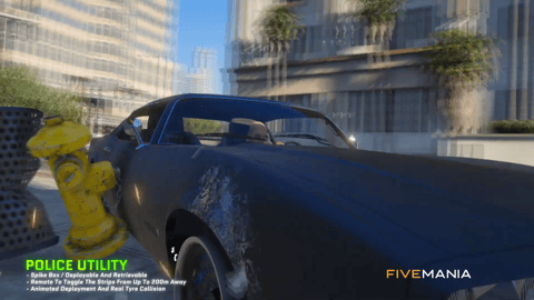 FIVEM Police Utilities Script | Comprehensive Law Enforcement Toolkit | Spike Strips | Flashbangs | Smoke Grenades | Vehicle GPS | Add-On | Optimized | Fivem Ready | High Quality, image 7