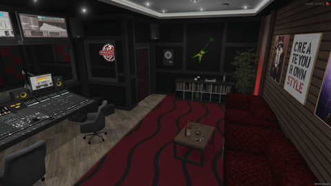 FIVEM Triads Records | Exclusive Record Label MLO | Interior & Exterior | Recording Studio | Add-On | Optimized | Fivem Ready | High Quality — image 20