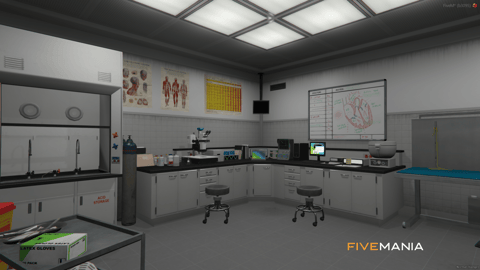 FIVEM Mission Row Police Department | Detailed Police Station MLO | Interior & Exterior | Offices | Cells | Interrogation Rooms | Add-On | Optimized | Fivem Ready | High Quality — image 24