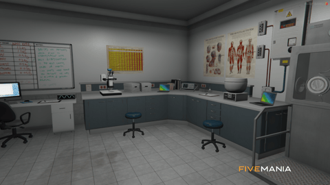 FIVEM Eclipse Medical Tower | Comprehensive Hospital MLO | Interior & Exterior | Pharmacy | Lab | Coffee Shop | Underground Parking | Add-On | Optimized | Fivem Ready | High Quality — image 13