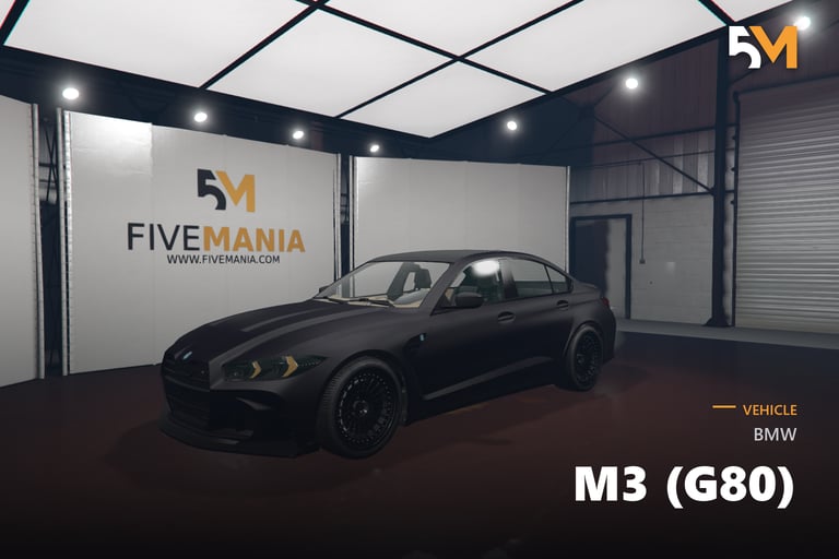 FIVEM BMW M3 (G80), Lore Friendly Performance Sedan