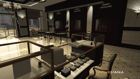FIVEM Watch Store | Luxury Watch Store MLO | Interior & Exterior | Display Cases | Custom Props | Add-On | Optimized | Fivem Ready | High Quality — image 5
