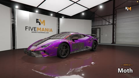 FIVEM Moth | Custom Battle Car [Unbadged] Add-On | Spikes & Armor | Unique Livery | Optimized | Fivem Ready | High Quality | Add-On, image 6