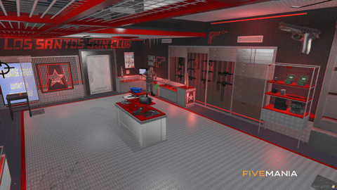 FIVEM Ammunation Reworked | Custom Ammunation MLO | Interior & Exterior | Gun Range | Custom Props | Add-On | Optimized | Fivem Ready | High Quality — image 4