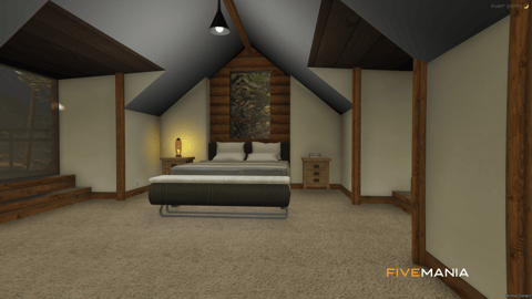FIVEM Vinewood Hill House | Luxury Hillside MLO | Interior & Exterior | Swimming Pool | Custom Props | Add-On | Optimized | Fivem Ready | High Quality — image 13