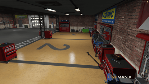FIVEM Route 68 Garage | Custom Mechanic Shop MLO | Interior & Exterior | Add-On | Optimized | Fivem Ready | High Quality — image 8
