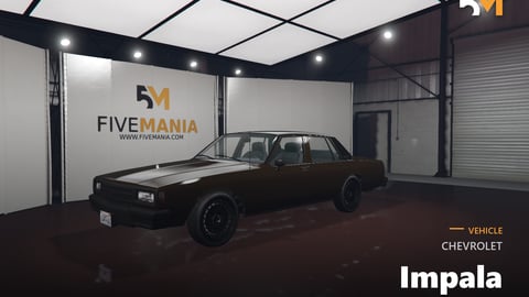 FIVEM Chevrolet Impala | Lore Friendly Classic Sedan | Custom Wheels | Detailed Interior | Add-On | Optimized | Fivem Ready | High Quality cover