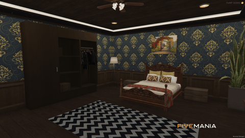 FIVEM The Italian Manor | Luxury Italian Estate MLO | Interior & Exterior | Bar & Office | Detailed Rooms | Add-On | Optimized | Fivem Ready | High Quality — image 8