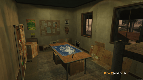 FIVEM Ballas Hideout | Custom Gang Hideout MLO | Interior & Exterior | Custom Props | Graffiti Art | Pool Table | Add-On | Optimized | Fivem Ready | High Quality — image 8