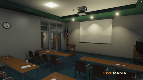 FIVEM Davis Sheriff Station | Detailed Police Station MLO | Interior & Exterior | Shooting Range | Jail Cells | Offices | Add-On | Optimized | Fivem Ready | High Quality — image 13