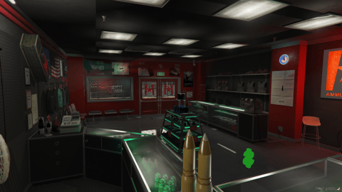 FIVEM Ammunation Reworked V2 | Custom Gun Store MLO | Interior & Exterior | Weapon Displays | Custom Props | Add-On | Optimized | Fivem Ready | High Quality — image 5