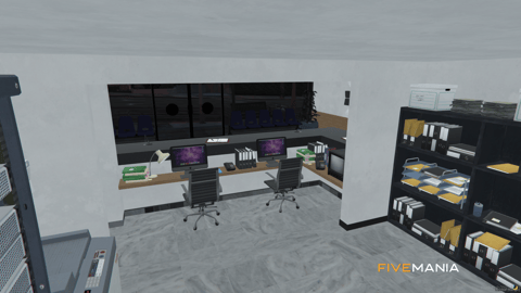 FIVEM Eclipse Police Department | Modern Police Station MLO | Interior & Exterior | Offices | Jail Cells | Briefing Room | Add-On | Optimized | Fivem Ready | High Quality — image 10