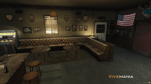 FIVEM Grapeseed Package | Multi-Location MLO Bundle | Police Station | Fast Food Diner | Rustic Office | Interior & Exterior | Add-On | Optimized | Fivem Ready | High Quality — image 17