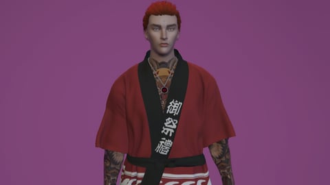 Akira | Male Ped | Multiple Outfits | Optimized & Fivem Ready [Add-On] — image 5