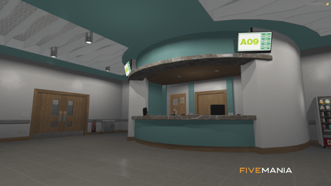 FIVEM Paleto Medical Center | Modern Hospital MLO | Interior & Exterior | Reception & Patient Rooms | X-Ray Room | Add-On | Optimized | Fivem Ready | High Quality — image 9