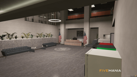 FIVEM Fib Secret Building | Secret Government Facility MLO | Interior & Exterior | Multiple Offices | Armory | Add-On | Optimized | Fivem Ready | High Quality — image 5