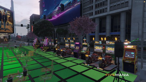 FIVEM Legion Square V5 | Revitalized City Hub MLO | Outdoor Stage & Shops | Dynamic Lighting | Add-On | Optimized | Fivem Ready | High Quality — image 22