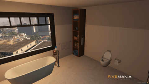 FIVEM Vinewood Villa V2 | Luxury Modern Estate | Interior & Exterior | Pool & Garage | Gym & Kitchen | Add-On | Optimized | Fivem Ready | High Quality — image 10