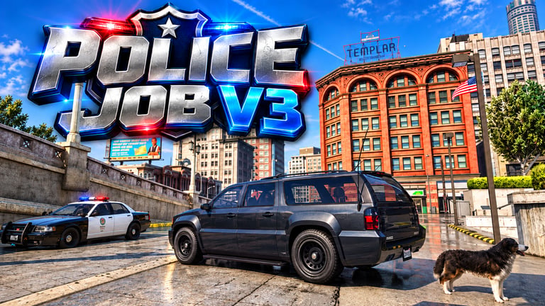 FIVEM Police Job V3, Comprehensive Police Job Script