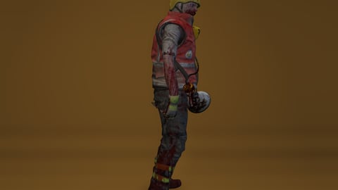 Victor | FiveM Male Ped | Undead Worker | Multiple Outfits | Optimized & Fivem Ready [Add-On], image 6
