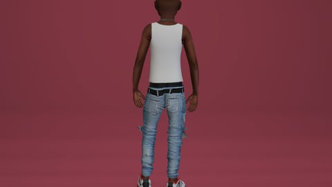 Finn | Male Teen Ped | Multiple Outfits | Optimized & Fivem Ready [Add-On] — image 8