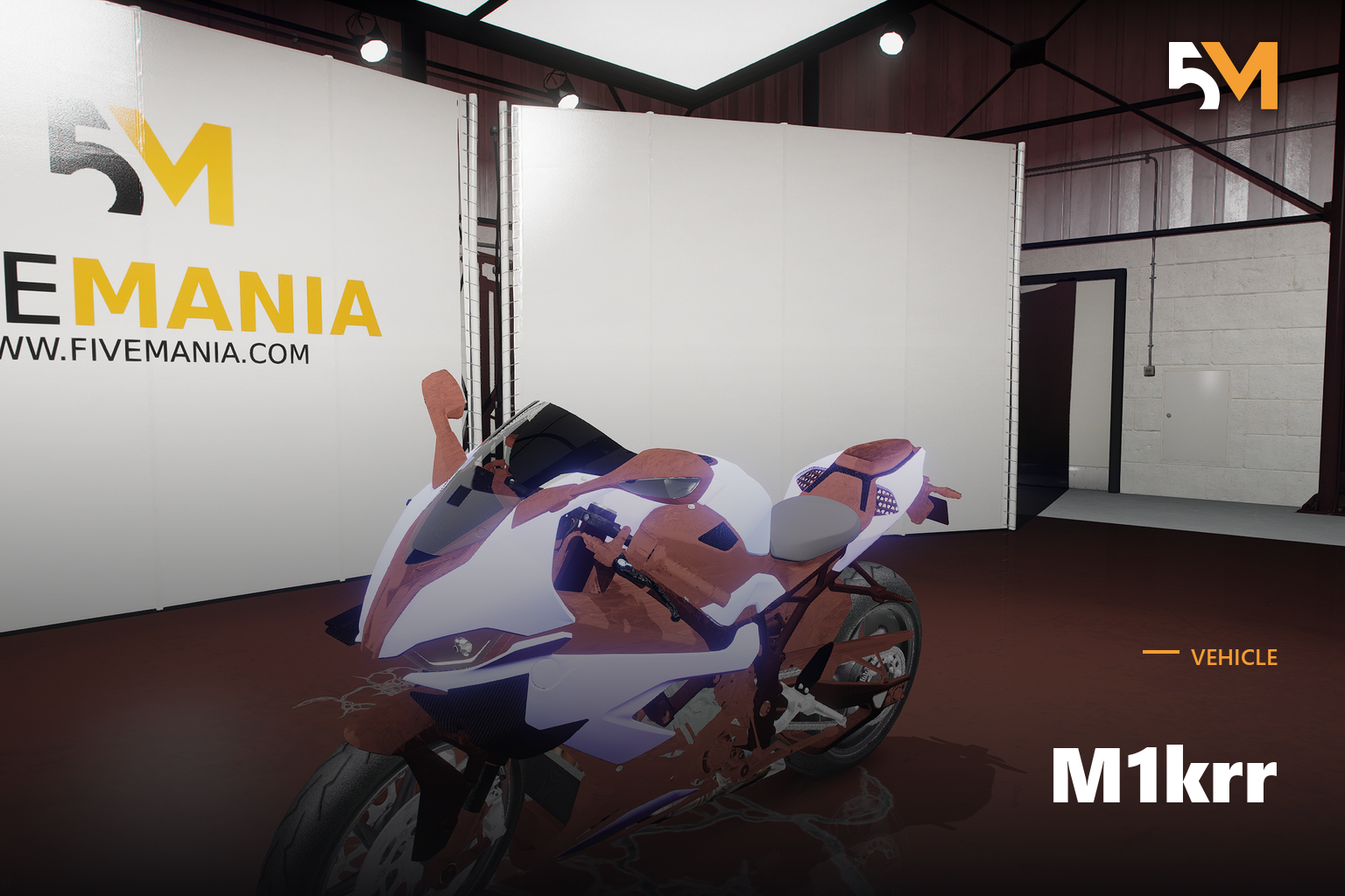 FIVEM M1krr | Sport Motorcycle [Unbadged] Add-On | Optimized | Fivem Ready | High Quality