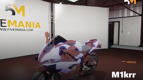 FIVEM M1krr | Sport Motorcycle [Unbadged] Add-On | Optimized | Fivem Ready | High Quality cover