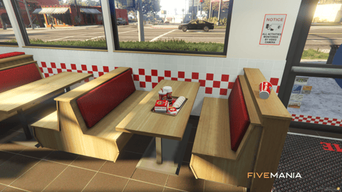 FIVEM Burger Shot Mirror Park | Fast Food Restaurant MLO | Interior & Exterior | Custom Props | Optimized | Add-On | Fivem Ready | High Quality — image 16