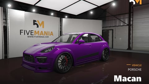 FIVEM Porsche Macan | Realistic SUV [Badged] Add-On | Interior & Exterior | Tuning Parts | Working Lights | Optimized | Fivem Ready | High Quality cover
