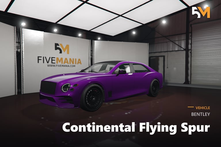 FIVEM Bentley Continental Flying Spur, Luxury Sedan [Unbadged] A…