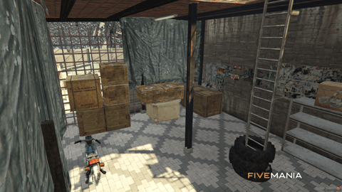 FIVEM Sandy Illegal Garage | Multi-Level Crime Hub MLO | Interior & Exterior | Underground Garage | Market | Workshop | Add-On | Optimized | Fivem Ready | High Quality — image 13