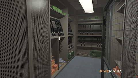 FIVEM Sandy Sheriff | Detailed Law Enforcement MLO | Interior & Exterior | Jail Cells | Office Spaces | Garage | Add-On | Optimized | Fivem Ready | High Quality — image 12