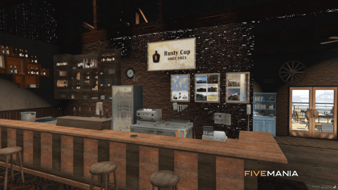 FIVEM Rusty Cup | Rustic Restaurant MLO | Interior & Exterior | Outdoor Seating | Add-On | Optimized | Fivem Ready | High Quality — image 7