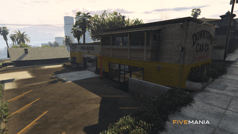 FIVEM Downtown Cab Co | Functional Taxi Company MLO | Interior & Exterior | Reception Area | Office Space | Garage | Add-On | Optimized | Fivem Ready | High Quality — image 2