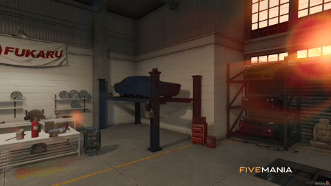 FIVEM Tuner Shop | Custom Mechanic & Tuning MLO | Interior & Exterior | Reception Area | Bar Area | Garage Bays | Add-On | Optimized | Fivem Ready | High Quality — image 4