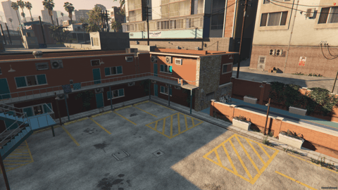 FIVEM Pink Cage Motel | Retro Style Motel MLO | Interior & Exterior | Multiple Rooms | Fully Furnished | Add-On | Optimized | Fivem Ready | High Quality — image 6