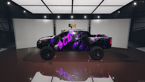 FIVEM Xgv Bcz 4x4 | Custom Off-Road Truck [Unbadged] Add-On | Custom Livery | Off-Road Tires | Light Bar | Spare Tire | Add-On | Optimized | Fivem Ready | High Quality — image 7