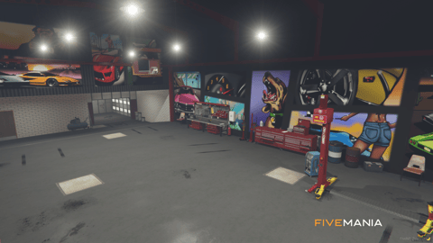 FIVEM Lostmc Club | Biker Gang Hideout MLO | Interior & Exterior | Bar & Garage | Add-On | Optimized | Fivem Ready | High Quality — image 5